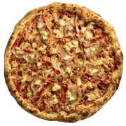 Especiais: Havaiana - Pizza Grande (Ingredientes: Molho de Tomate, Mussarela, Abacaxi, Bacon)