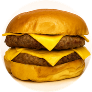 Burgers: 01- Super Burguer - Hambúrguer (Ingredientes: 2 (duas) carnes bovina de 130g, Pão, Queijo)