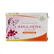 Diversos: Sabonete mulher anti estrias 90g Lianda Natural - Hidrata e nutre a pele, melhora a elasticidade, ajuda a prevenir estrias e deixa a pele mais firme e macia.