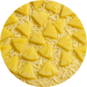 Doces: Branca de Neve - Pizza Gigante (Ingredientes: Abacaxi, Chocolate Branco)