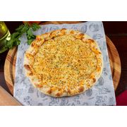 Tradicionais: 02-Alho - Brotão - 25 cm (Ingredientes: Alho, Azeitona, Molho, Mussarela, Orégano)