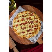 Tradicionais: 03-Bacon c/ catupiry - Brotão - 25 cm (Ingredientes: Azeitona, Bacon, Catupiry, Molho, Mussarela, Orégano)