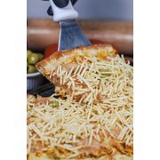 Especiais 1: 52.Strogonoff - Pizza Grande (Ingredientes: Molho da Casa, Mussarela, Frango Desfiado, Champignon ao Molho Rose, Batata Palha, Azeitona)