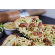 Especiais 1: Brocolis Super - Pizza Grande (Ingredientes: Brócolis Refogado na Manteiga e Alho, Mussarela, Catupiry Original, Bacon, Alho Frito, Batata Palha)