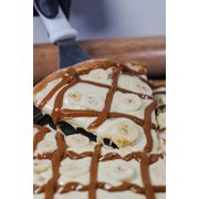 Doces: Banoffe - Pizza Grande (Ingredientes: Creme de Leite, creme de leite ninho, banana fresca, Doce de Leite)