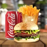 COMBO BURGUER TRADICIONAL: COMBO SOLTEIRÃO - 1 LANCHE (Ingredientes: 01 BATATA p, 01 HAMBURGUER, 01 REFRI LATA 350ML(ALEATÓRIAS))