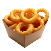 Fritas: Anéis de cebola M - Fritas (Ingredientes: Anéis de cebola 250g)