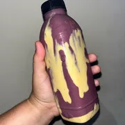 Açai na garrafa: Açai com maracuja - 500ML (Ingredientes: Açai, leite, Maracuja)