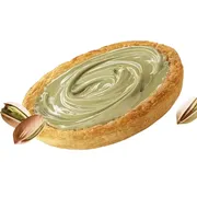 Esfihas DOCE: Esfiha de Pistache - Esfihas Artesanais, Delícias Árabes (Ingredientes: Amendoim, Ganache de Pistache)