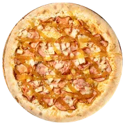 Premium: Lombo Real - Pizza Grande (Ingredientes: Azeitona, CUBOS DE ABACAXI, Finalizada com orégano, Lombo Defumado, Massa artesanal, Molho, Requeijão Cremoso)