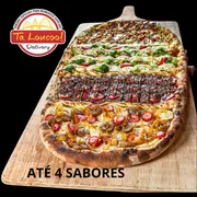 Pizza Metro: Baiana - Pizza Metro (Ingredientes: Azeitona, Calabresa, Cebola Fatiada, ovo, Pimenta Biquinho, Queijo Mussarela)