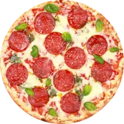 Tradicionais: Italiana - Pizza Grande (Ingredientes:  Orégano,  Salame Italiano, Molho Mussarella)