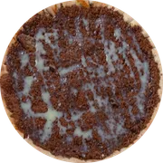 Doces: Banana Trovada - Pizza Grande (Ingredientes:  Chocolate Preto,  Creme De Leite, Banana)