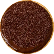 Doces: Brigadeiro - Pizza Grande (Ingredientes:  Chocolate Preto,  Creme De Leite,  Granulado)