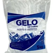 Gelos: Gelo Filtrado 5Kg 01 Unidade - Gelo