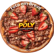Doces: Abacaxi Chocolate ao Leite - Pizza Grande (Ingredientes: Abacaxi,  Chocolate branco,  Caramelizado no forno)