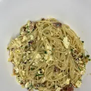 Massas: Macarrão a Carbonara - Massas (Ingredientes: Macarrão, Carbonara)