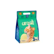 Areias: Areia Higiênica Cat Zone - 3Kg - - Indicada para gatos;- É uma areia higiênica natural;- Não gruda nas patas;- Forma torrões firmes e imediatos após o xixi e cocô;- Retem o odor;
