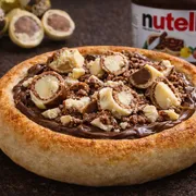 Esfihas Doces: Nutella com Ouro branco - Esfiha Doces (Ingredientes: Bombom Ouro branco, Nutella Original)