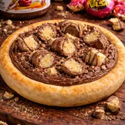 Esfihas Doces: Nutella c/ Sonho de valsa - Esfiha Doces (Ingredientes: Nutella Original, Sonho de valsa)
