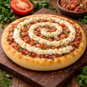 Esfihas especiais: Calabresa cream - Esfihas salgadas (Ingredientes: Calabresa Moída, Cream cheese)