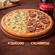 AS MAIS PEDIDAS: PIZZA MARACANÃ 4 QUEIJOS / CALABRESACOCA 2 LITROS GRÁTIS - PIZZA MARACANÃ 4 QUEIJOS / CALABRESACOCA 2 LITROS GRÁTIS