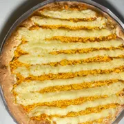 Frango: Frango com Requeijão - Pizza Grande (Ingredientes: Frango Desfiado, Molho de Tomate Artesanal, Requeijão)