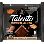 Chocolate: Talento Meio Amargo Amêndoas)