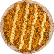 Com Frango: 28 - Frango Catupiry - Pizza Grande (8 Fatias 35cm) (Ingredientes: Catupiry, Frango, Molho de Tomate Italiano, Orégano)