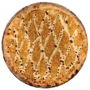 Tradicionais: Cream Cheese Frango - Pizzas Grande (Ingredientes: Cream Cheese, Frango Desfiado, Molho Artesanal, Mussarela, Orégano)