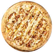Premium: Lombinho Supremo - Pizzas Grande (Ingredientes: Bacon, Champignon, Lombo Canadense, Milho Verde, Molho Artesanal, Mussarela, Orégano, Requeijão)