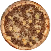 Premium: Caviar - Pizzas Grande (Ingredientes: Carne Seca Desfiada, Mussarela, Orégano, Parmesão Ralado, Queijo Coalho, Rapadura Raspada)