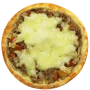 Esfiha de Sal: Esfiha de Carne C/ Queijo - Esfihas Artesanais, Delícia Árabes. (Ingredientes: Carne Temperada Com TomateCebola, Queijo)