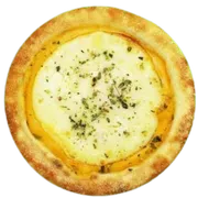 Esfiha de Sal: Esfiha Quatro Queijo - Esfihas Artesanais, Delícia Árabes. (Ingredientes: Catupiry, Cheddar, Muçarela, Provolone)
