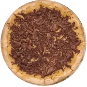 Esfihas Doce: Esfiha de Chocolate - Esfihas Artesanais, Delícia Árabes. (Ingredientes: Chocolate)