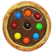 Esfihas Doce: Esfiha de Confete - Esfihas Artesanais, Delícia Árabes. (Ingredientes: Chocolate, Confete)