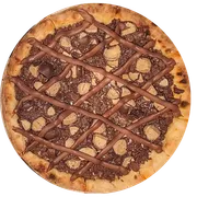 Esfihas Doce: Esfiha de Sonho de Valsa - Esfihas Artesanais, Delícia Árabes. (Ingredientes: Amendoim, Chocolate, Sonho de Valsa)