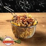 Porções: Batata C/ Bacon e Cheddar 300g - Porções (Ingredientes: Bacon, Batata, Cheddar)