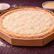 Nobres: 55 - Beijinho - Pizza Grande (Ingredientes: Leite Condensado, mussarela, chocolate branco, coco ralado)