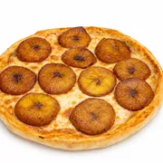 Promocionais: 03-Banana frita - Pizza Grande (Ingredientes: Molho, Mussarela, Banana frita)
