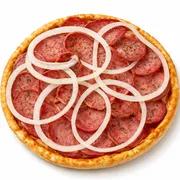 Promocionais: 05-Calabresa Acebolada Paulista (SEM QUEIJO) - Pizza Grande (Ingredientes: Molho, Calabresa, Cebola)