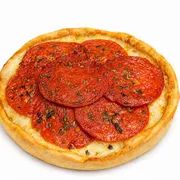 Tradicionais: 18-Pepperoni - Pizza Grande (Ingredientes: Azeitona, Mussarela, Orégano, Pepperoni)