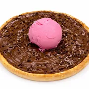 Doces Premium: 42-Sorvete - Pizza Grande (Ingredientes: Chocolate, Sorvete)