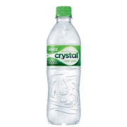 Água: Água Crystal 500ml com gás - Água Crystal com gás