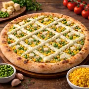 Tradicionais: 14 - Mineira - Pizza Grande (Ingredientes: Molho de Tomate, palmito, milho, ervilha, catupiry, mussarela, orégano)