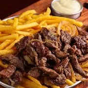 Porções: Clássicos da Casa - Grande (Ingredientes: Alcatra em Tiras, Frango Crocante, Frios, fritas, pão de alho, tilapia)