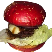 Hambúrguer: Bulldog Inglês - Hambúrguer (Ingredientes: Pão Brioche Premium, Queijo, Ovo, Alface, Tomate, Bacon, Catupiry, 180g de Carne Artesanal)