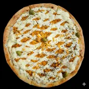 Clássicas: Frango Catu - Pizza Grande (Ingredientes: Frango Temperado, Requeijão Cremoso (Catupiry))