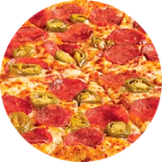 Tradicionais: Calabresa III - Pizza Família (Ingredientes:  Azeitona,  Calabresa,  Mussarela,  Orégano,  Parmesão, Molho)