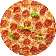 Tradicionais: Salame - Pizza Família (Ingredientes:  Azeitonas,  Fatias de salame tipo italiano,  Mussarela,  Orégano, Molho)